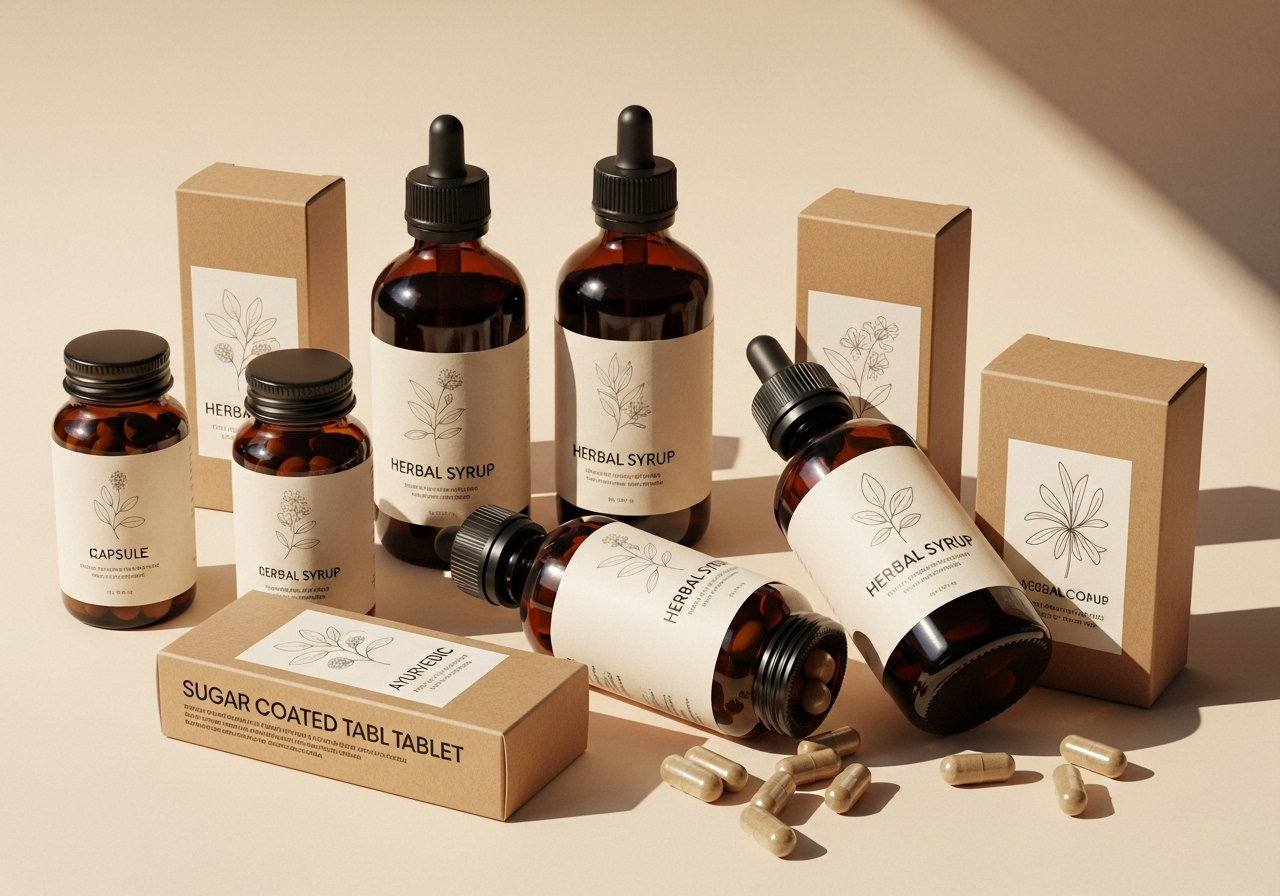 Ayurveda in Modern Formulations: Capsules, Syrups & More